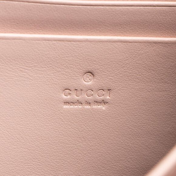 Gucci Matelasse Leather GG Marmont Wallet on Chain - Picture 8 of 14